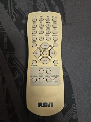 Mando a distancia original OEM RCA RC1113123/00 TV sin probar Foto 1 de 4