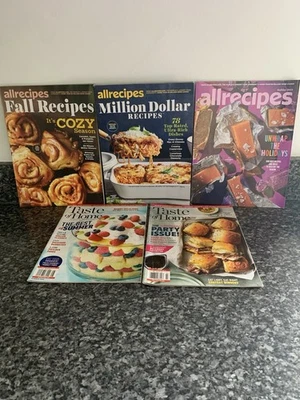 Allrecipes (3) & Taste of Home (2) Magazines.  Lot Of 5-issues 2024-2025 - Image 1 of 4