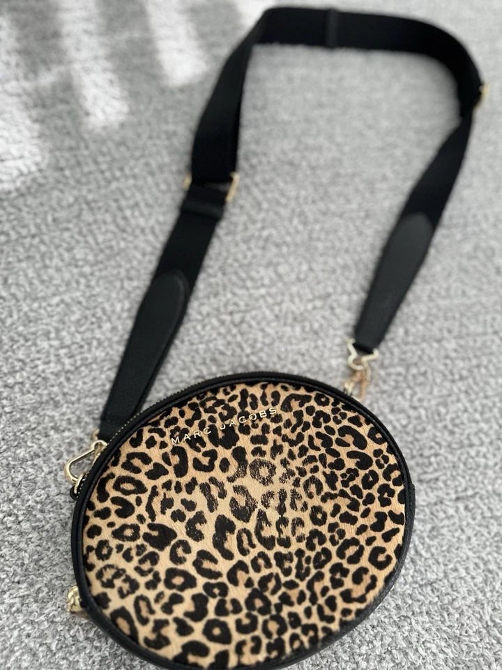 Bolso Bandolera Marc Jacobs Patrón Animal Pelo Leopardo Usado Bueno Foto 1 de 3