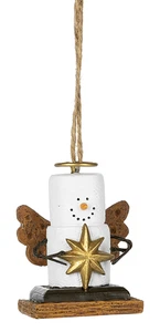 Ganz S'mores Angel with Star Hanging Ornament, Polyresin, 2.75 Inches Height - Picture 1 of 1