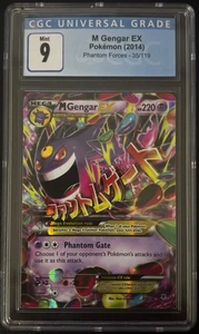 CGC 9 Mega Gengar EX 2014 Phantom Forces 121/119 Secret Rare Holo Pokemon Card - Picture 1 of 2