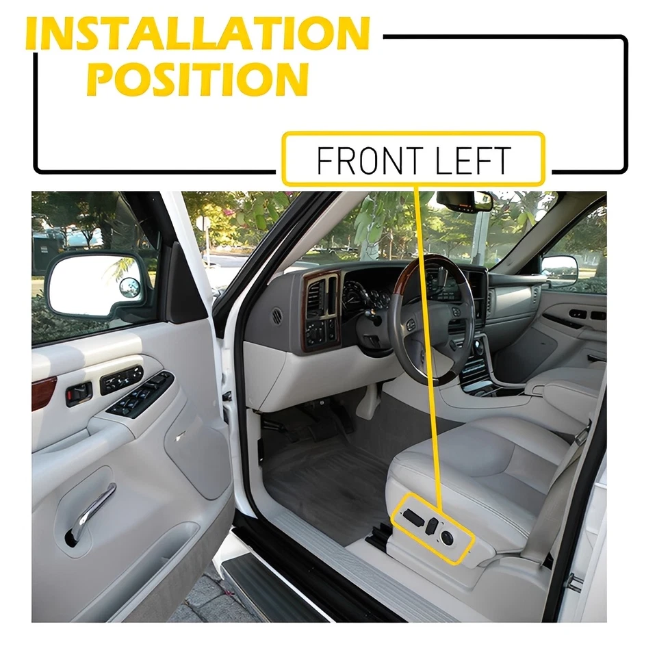 Переключатель питания сиденья передний левый драйвер для Chevy GMC Cadillac Hummer 99-07 - Изображение 1 из 4