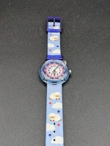 Flik-Flak Swatch Kids Fluffy Dreams Watch Swiss Made Plastic Analog FBNP123C - Picture 1 of 4