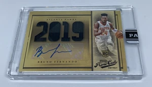 BRUNO FERNANDO 2019 20 Panini Instant Prime Cuts Auto Autograph RC #5/10 Hawks - Picture 1 of 4