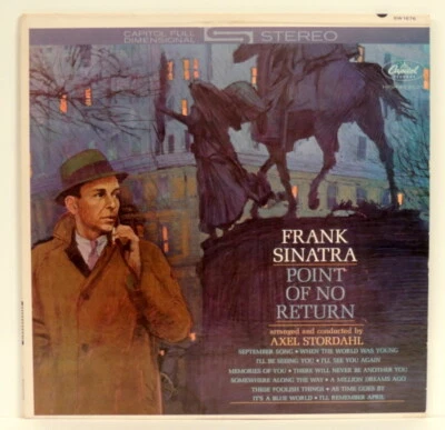 Frank Sinatra - Point Of No Return 1962 Capitol SW-1676 Stereo, Alex Stordahl EX - Image 1 of 4