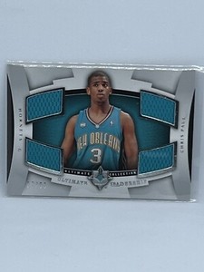 CHRIS PAUL 2007-08 UD ULTIMATE COLLECTION LEADERSHIP JERSEYS 07/99 HORNETS