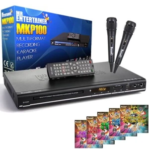 Mr Entertainer MKP100 Karaoke Machine Player + 1000 SONGS! CDG/DVD/MP3G/USB - Picture 1 of 14