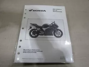 2004 HONDA VFR800/A OEM FACTORY SET UP INSTRUCTIONS MANUAL - Foto 1 di 1