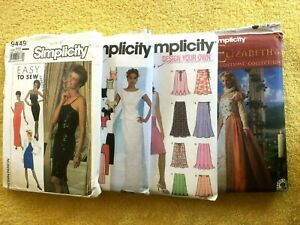 Simplicity Patterns (W) ~ CUT PATTERNS are all Size 6-12 * * * * * Listing 9449