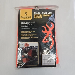 Browning Safety Blaze Overlay Hunting Vest Medium - Picture 1 of 2