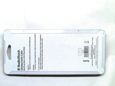 RadioShack 6-Foot Shielded Cable RCA Plug to RCA Plug - Image 1 of 2
