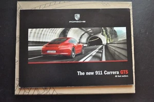 PORSCHE 911 991 GTS GTS/4 COUPE CABRIOLET BROCHURE 2015 2016 USA - Picture 1 of 1