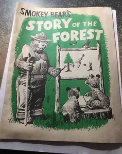 " Smokey Bear's Story Of The Forest " US Gov. Druckerei 1960 - Bild 1 von 4