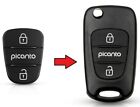 Picanto 3 Button  Remote Key Fob Rubber Pad Replacement Repair Insert for Kia 
