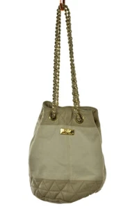 Meli Melo Womens Handbag Size Medium Ivory Color Block Bucket Bag Purse Casual - Picture 1 of 5