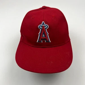 Los Angeles Angels Hat Cap Strap Back Red Adjustable Men Adult MLB Casual - Picture 1 of 9