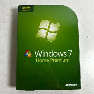 Microsoft Windows 7 Home Premium 32 & 64-bit Standard Software Operating System - Picture 1 of 4
