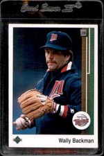 1989 Upper Deck #732 Wally Backman Minnesota Twins - Nice Card!