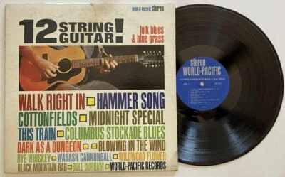 The Folkswingers 12 String Guitar! LP World Pacific vg/vg+ Red Wax Glen Campbell - Image 1 of 3