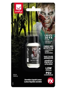 Disfraz de Halloween Zombie Látex Líquido Claro 28.4ml Bajo Amoníaco de Smiffys - Imagen 1 de 12