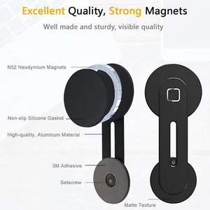 Magnetic Laptop Holder Monitor Bracket for iPhone 14 13 12 Plus Pro Max Magsafe - Picture 1 of 4