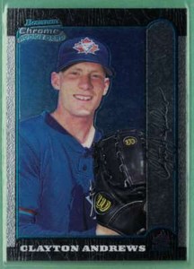 1999 Bowman Chrome #167 Clayton Andrews Rookie RC