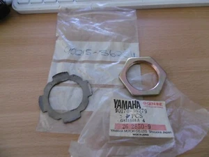 YAMAHA GENUINE NOS NUT 90170-36279 LOCK WASHER 90215-36234 CV50 CV80 - Picture 1 of 1