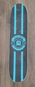 Madd Gear Complete Skateboard 31 Inch Yeti Design Double Kick Black Blue Wheels - Picture 1 of 10