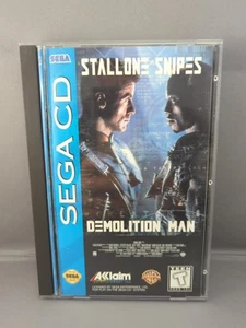 * Demolition Man (Sega CD, 1995) Complete CIB With Registration Card - Picture 1 of 11