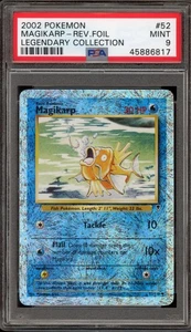 Pokemon Magikarp Legendary Coll. Reverse Holo #52 PSA 9 Mint - Picture 1 of 2