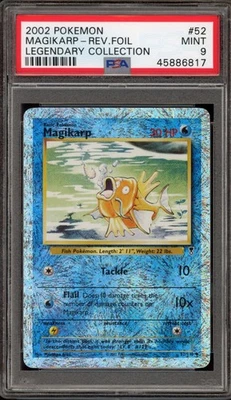 Pokemon Magikarp Legendary Coll. Reverse Holo #52 PSA 9 Mint - Image 1 of 2