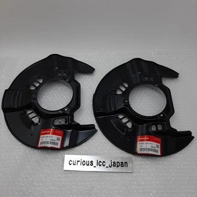 Juego de protector contra salpicaduras de freno delantero derecho e izquierdo HONDA OEM S2000 AP1 AP2 00-09 Foto 1 de 4