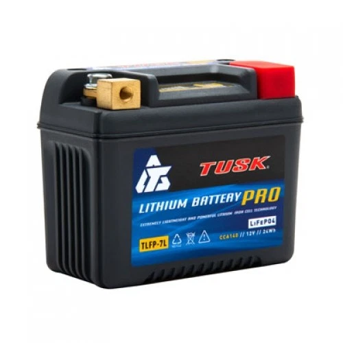 Tusk Lithium Pro Battery TLFP-7L for ATV/UTV ARCTIC CAT BETA HONDA KAWASAKI - Изображение 1 из 1