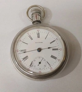 Antique Waltham Pioneer Pocket Watch in a Sterling Silver Case ~ Working Order. - Picture 1 of 15