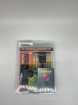 New Omni Mount Systems Universal Speaker Mounting Kit Black Sealed - Image 1 of 2