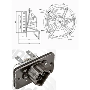 KIT-201009-215 GPD Blower Motor Rear for Ford Excursion 2004-2005 - Picture 1 of 5