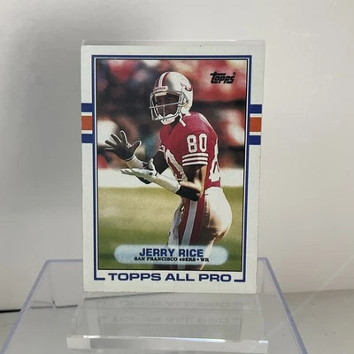 1989 Topps - Jerry Rice #7, EX/ESTADO PERFEITO - Imagem 1 de 2