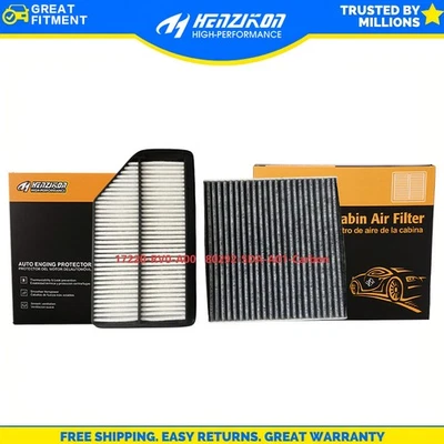 Combo Set Engine & Carbon Cabin Air Filter Fit For 2011-2017 Honda Odyssey - Image 1 of 4