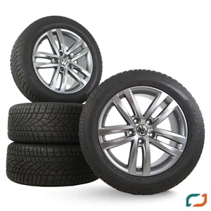 Original VW Touareg 2 7P Winterräder Winterreifen 19Zoll Salvador 265/50R19 110V - Bild 1 von 9