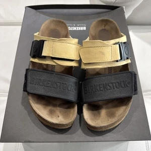 RICK OWENS x BIRKENSTOCK Rotterdam Black Shoes Sandals Milk Size 40 - Picture 1 of 12