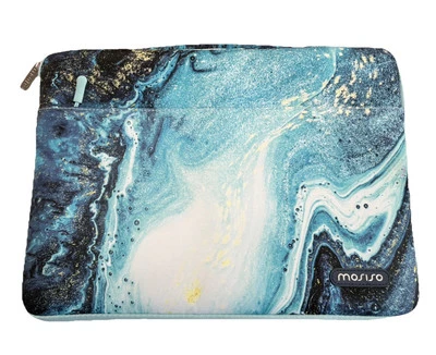 MOSISO MACBOOK PRO 13" LAPTOP SLEEVE Turquoise Vibrant Colors 13.5X19.5" - Image 1 of 4
