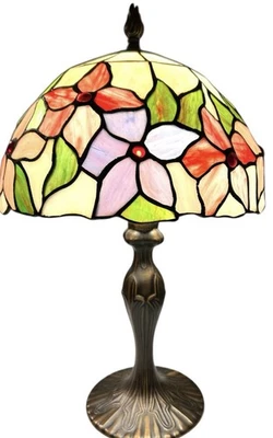Lámpara de mesa con patrón de vitral Dale Tiffany lámpara de acento 21 pulgadas Foto 1 de 4