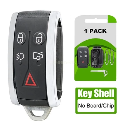 Para 2007 2008 2009 2010 2011 2012 Jaguar XF XK XKR Mando a distancia Llavero Carcasa Estuche 5B Foto 1 de 4