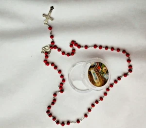 ✞ CHAPELET DE LOURDES N°1 ✞ ( Bernadette Soubirous, SAINTE VIERGE MARIE ) - Picture 1 of 4