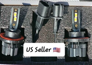 1 Pair LED headlight bulbs for 2020-2023 Kawsaski Mule Pro FX FXT DXT DX EPS LE - Picture 1 of 14