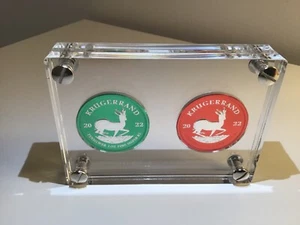 2 x 1 oz Silber Krügerrand 2022 im Acryl Aufsteller Set Red & Green Space - Bild 1 von 15