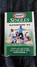 1993 Kraft Singles National League Superstars Baseball In the Original Pack New 
