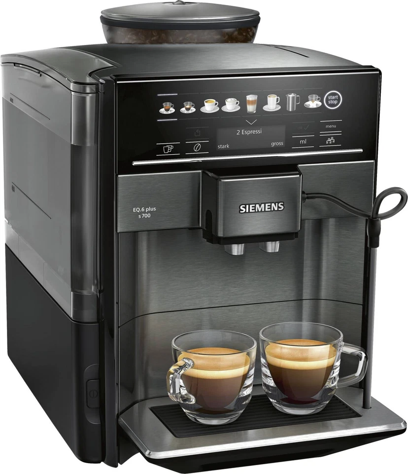 Siemens TE657509DE EQ.6 plus s700 Schwarz Kaffeevollautomat neu ovp Sonderpreis - Bild 1 von 4