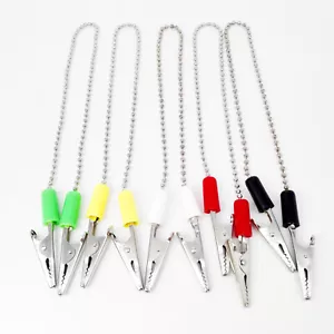 1 PC Dental Patient Bib Clips Chains Napkin Holder Flexible Coil Plastic Chain - Picture 1 of 13