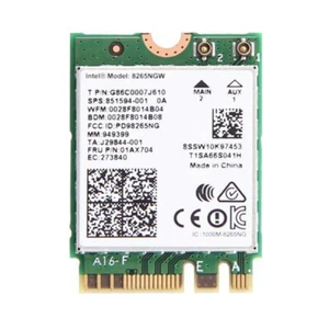Intel Wireless AC 8265 NGW NGFF Dual Band 802.11ac 867Mbps WiFi + Bluetooth 4.2 - Picture 1 of 4